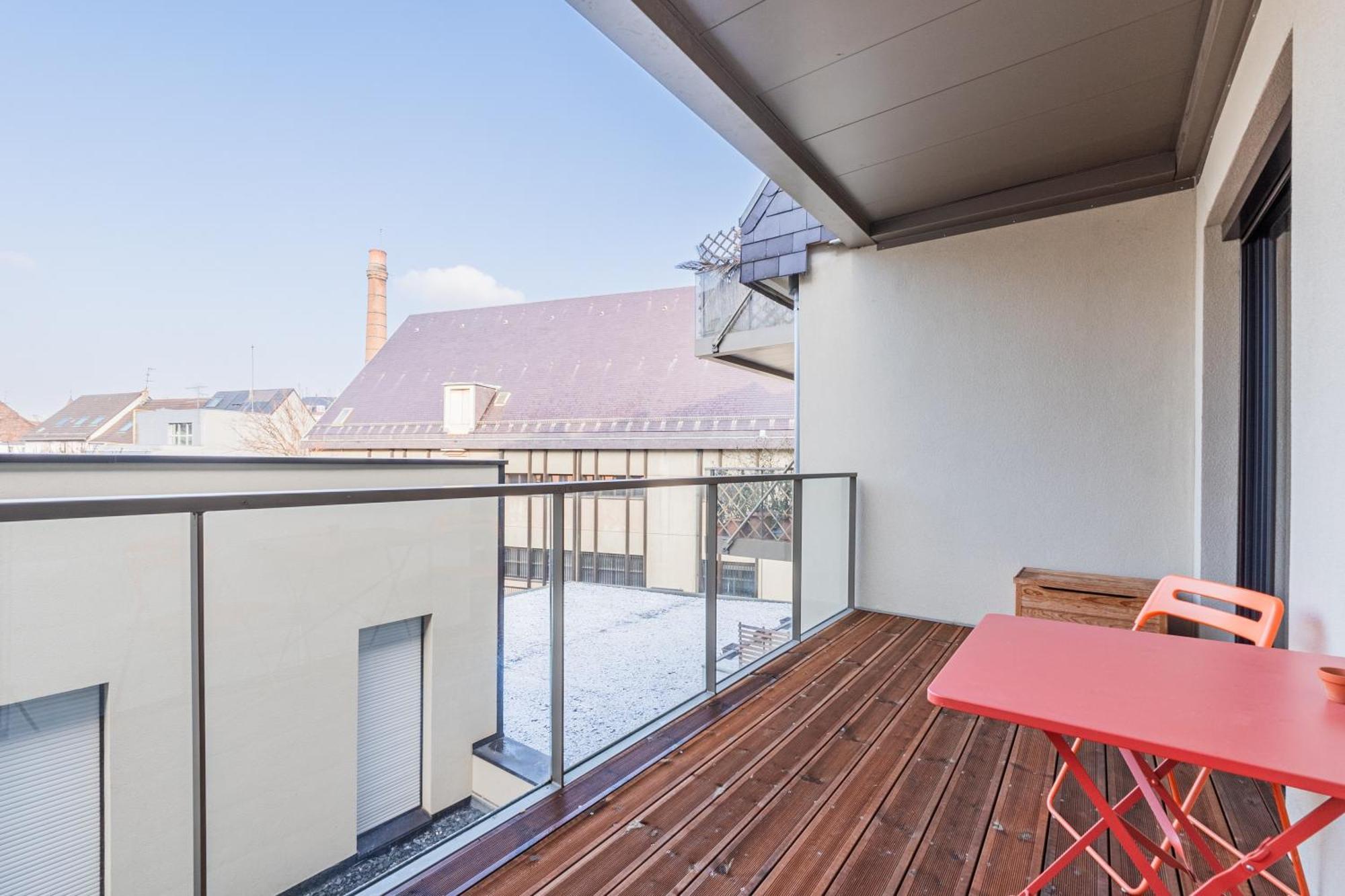 L'Academie - Magnifique 3 Chambres Krutenau Avec Parking Strasbourg Luaran gambar